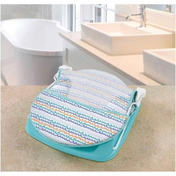 Summer Infant Deluxe Baby Bather With Adjustable Recline & Foldable Design - Picture 4 of 5